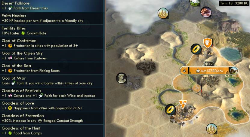 civ 5 pantheon