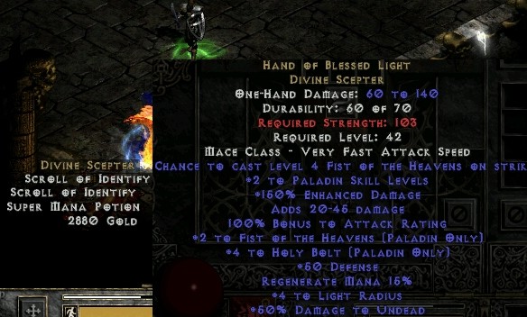 hand of blessed light project diablo 2