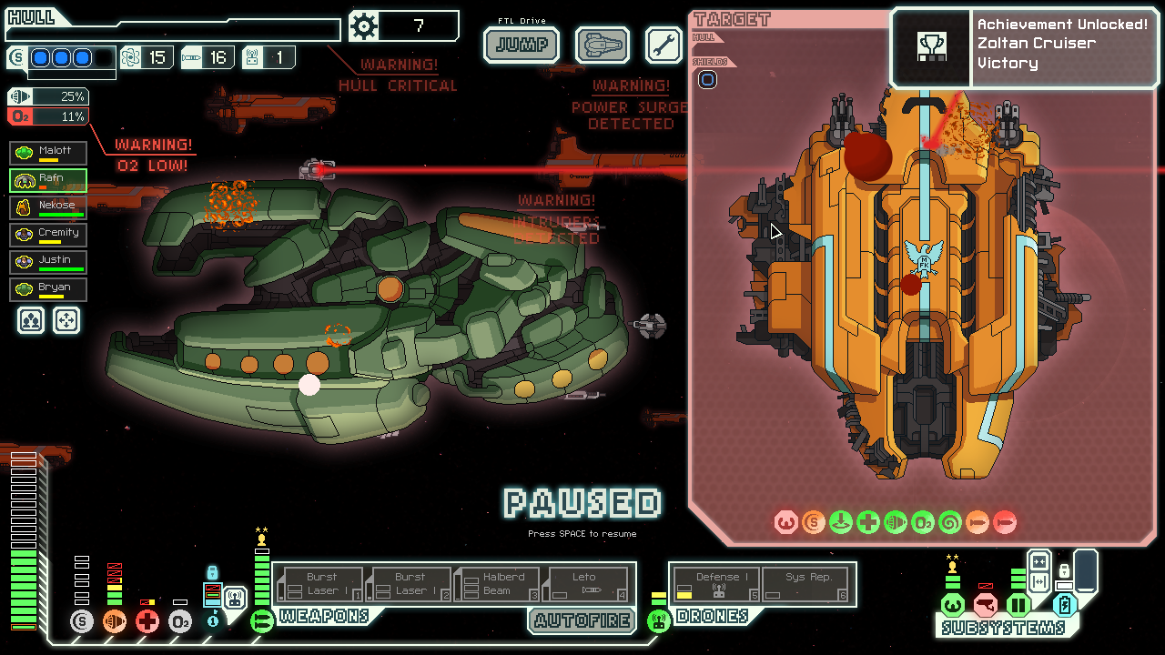 ftl faster than light normal difficult dying