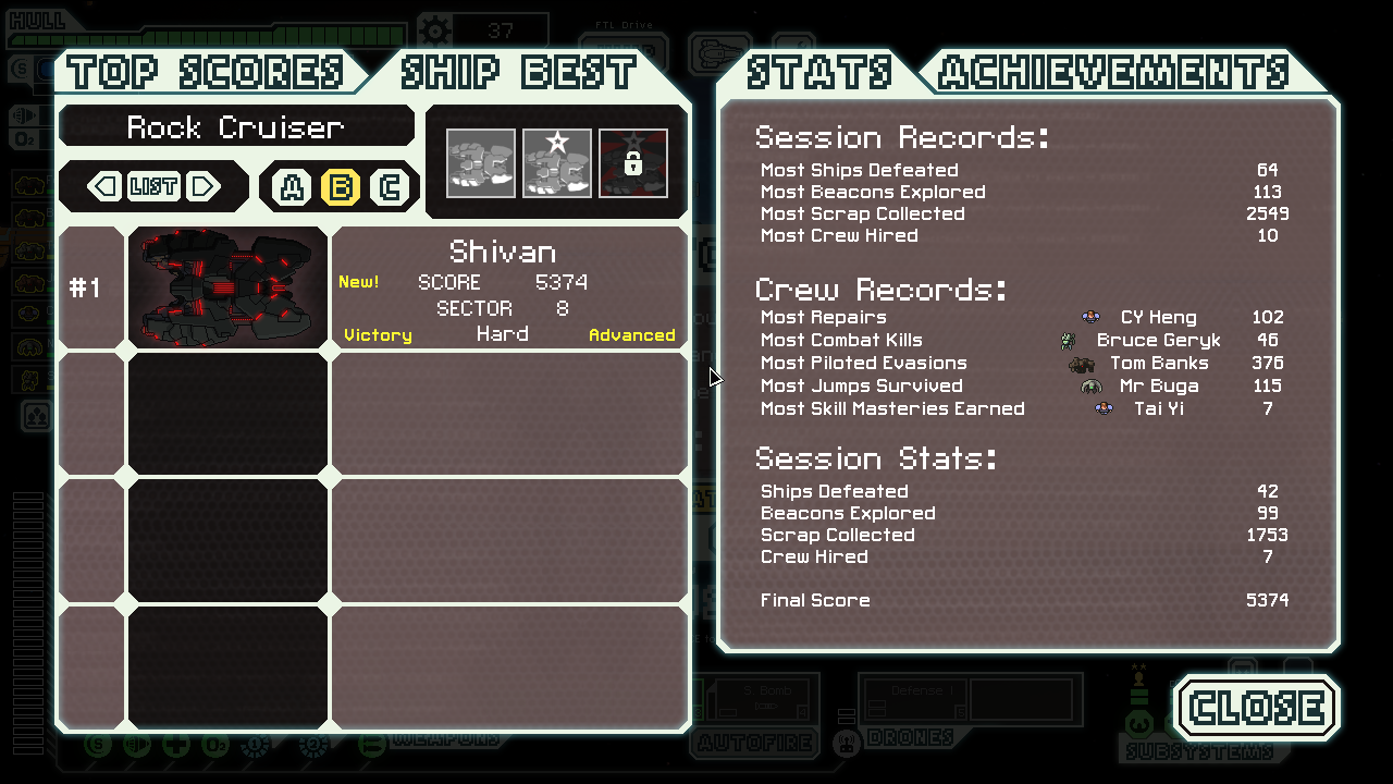 ftl faster than light ship tier