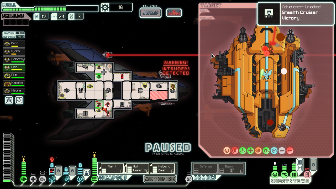 best weapons in ftl