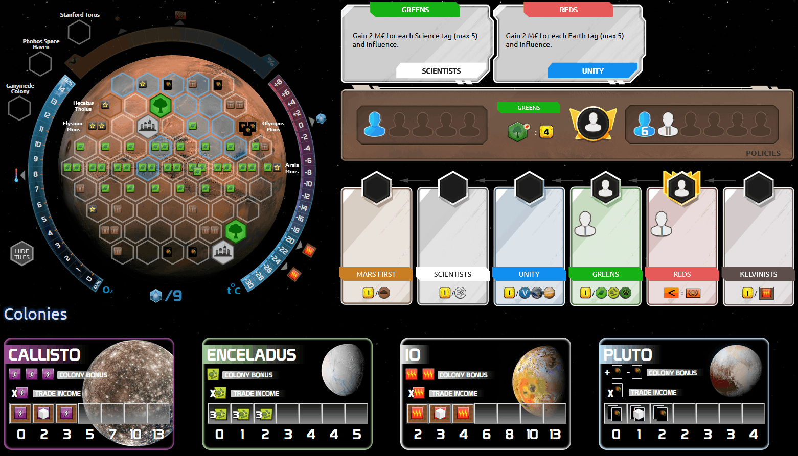 terraforming mars expansion list